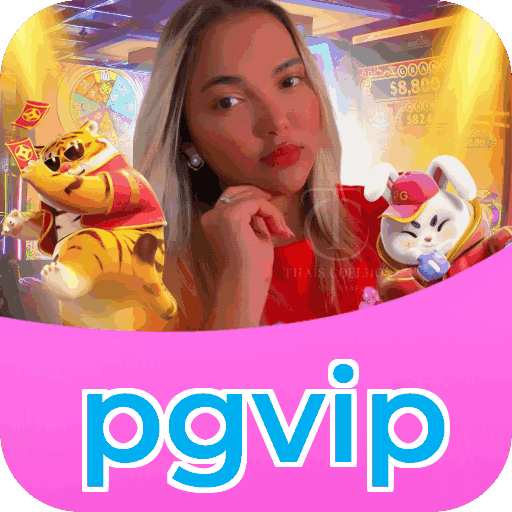 Interface do aplicativo pgvip mostrando jogos disponíveis no iOS e Android